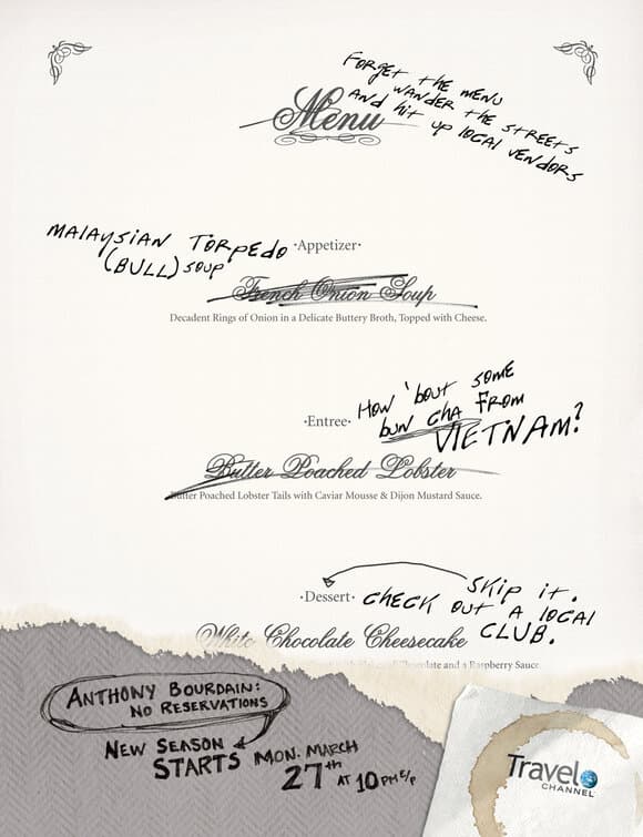Anthony Bourdain: No Reservations (2005) TV series poster