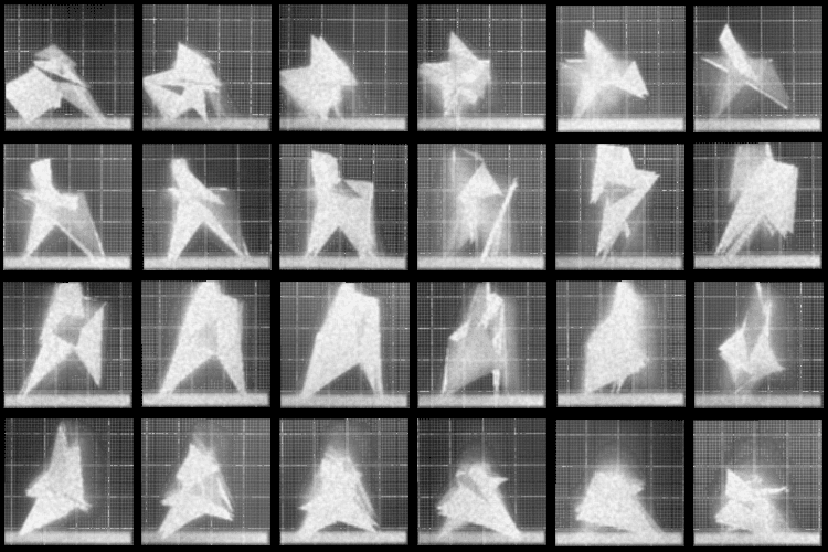 Still from 0xDEAFBEEF Chronophotograph series
